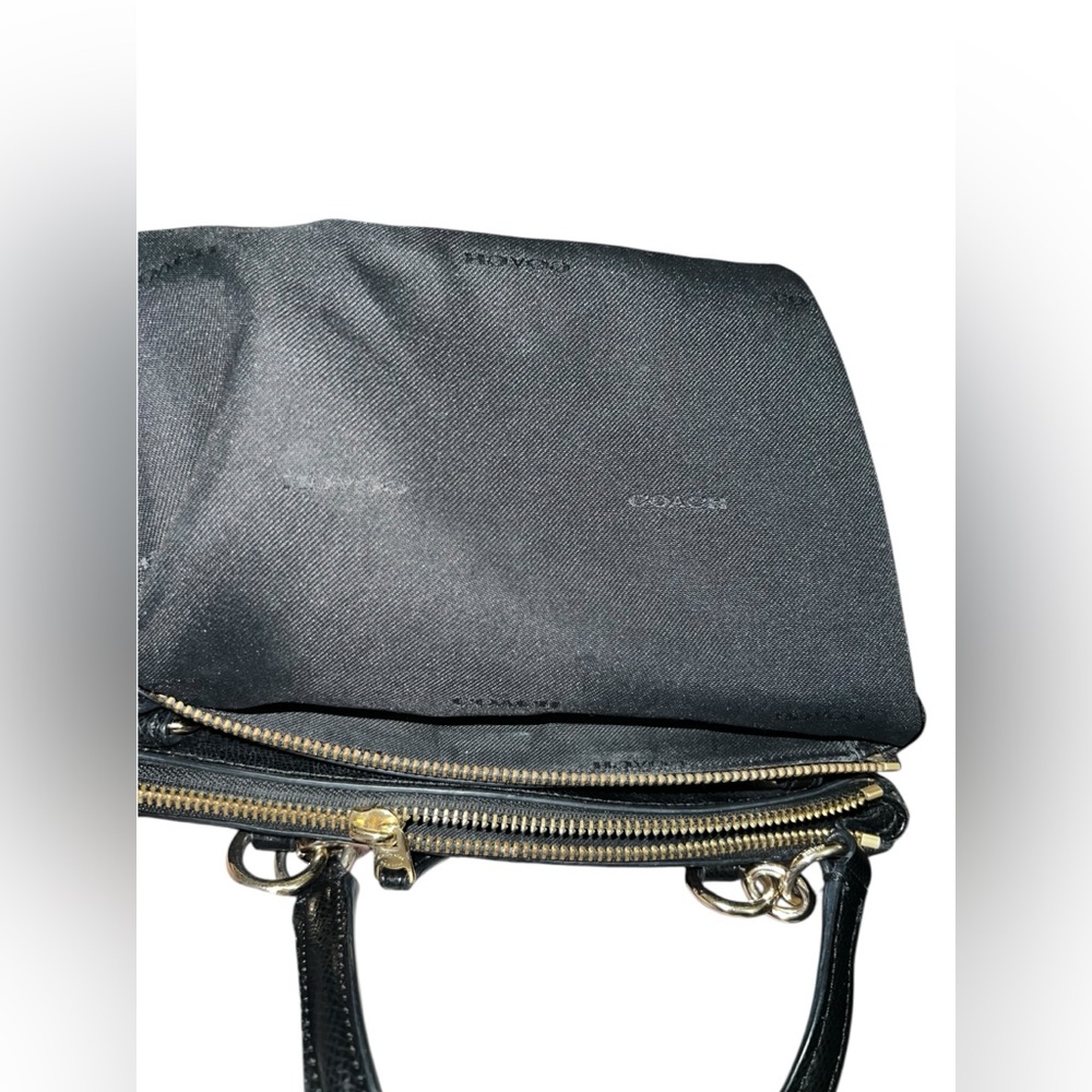 Coach Mini Christie Carryall Pebbled Leather Satchel - Picture 8 of 13
